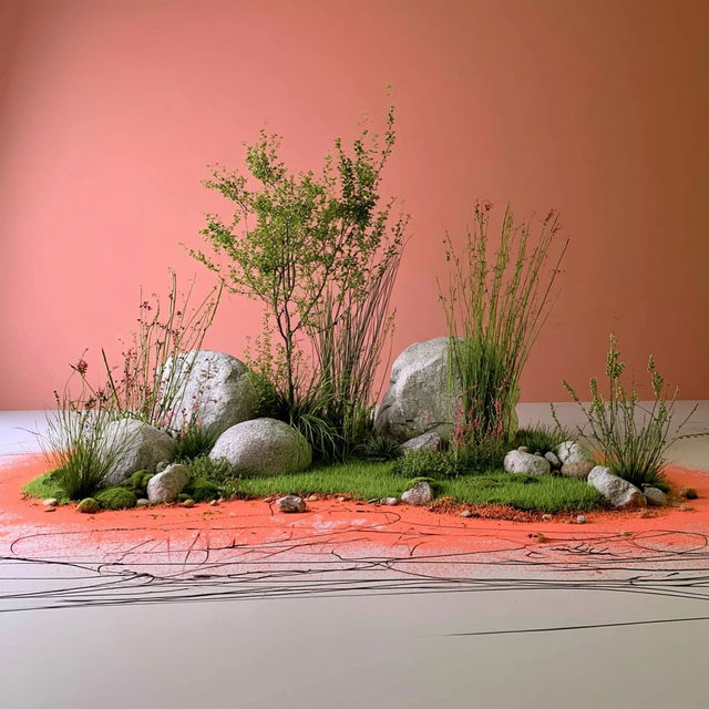 Acid Flora Assembly style, Midjourney V8.2, render 3 of 4