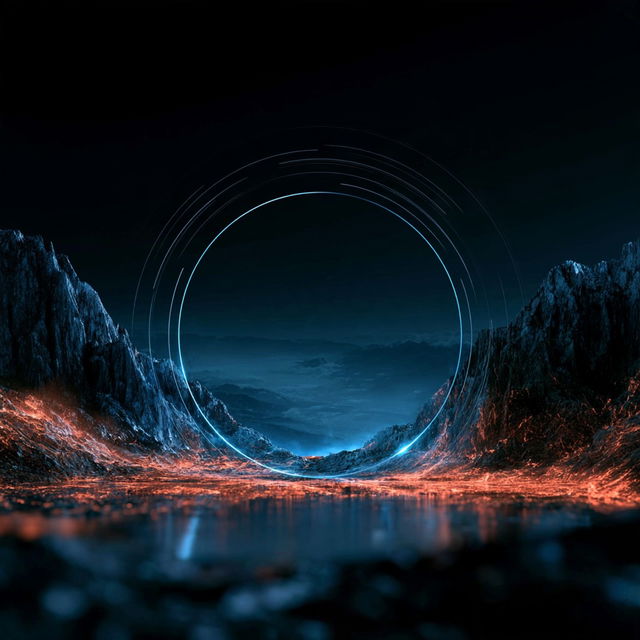 Riptide Chromageology style, Midjourney V8.2, render 2 of 4