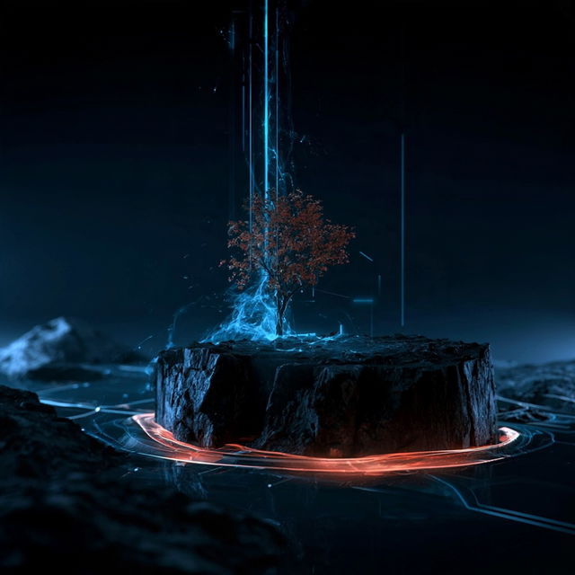 Riptide Chromageology style, Midjourney V8.2, render 1 of 4