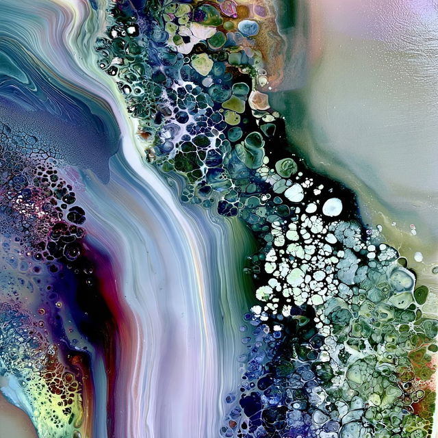 Chromacellularism style, Midjourney V8.2, render 2 of 4