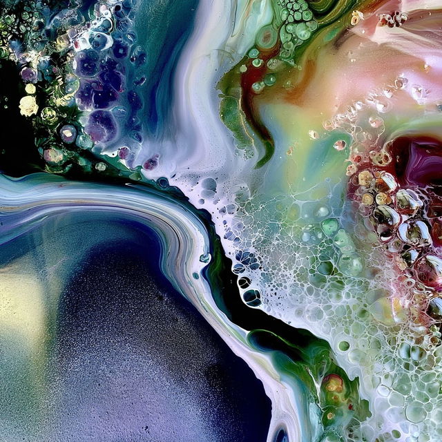 Chromacellularism style, Midjourney V8.2, render 4 of 4