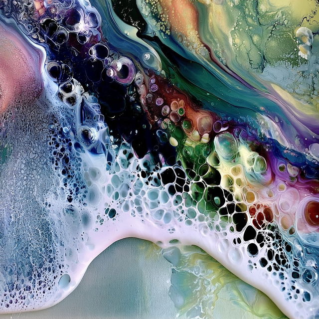 Chromacellularism style, Midjourney V8.2, render 3 of 4