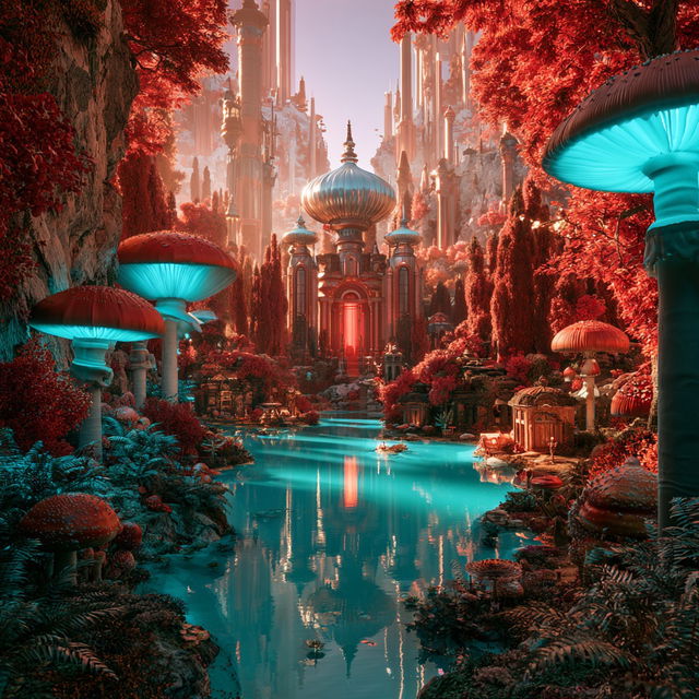Portalbrick style, Midjourney V8.2, render 2 of 4