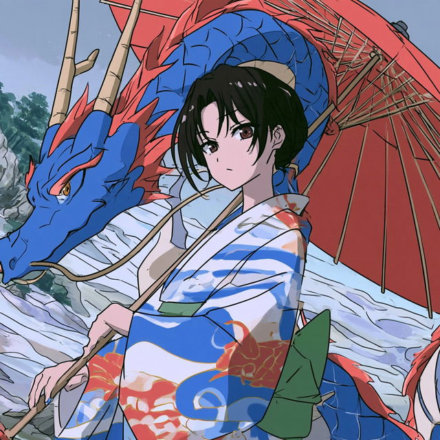 Kimono Prismatics style, Midjourney V8.2, render 4 of 4