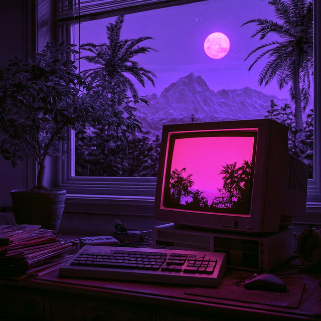 Perimagenta style, Midjourney V8.2, render 1 of 4