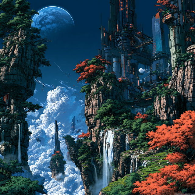 Cliffmolt style, Midjourney V8.2, render 2 of 4
