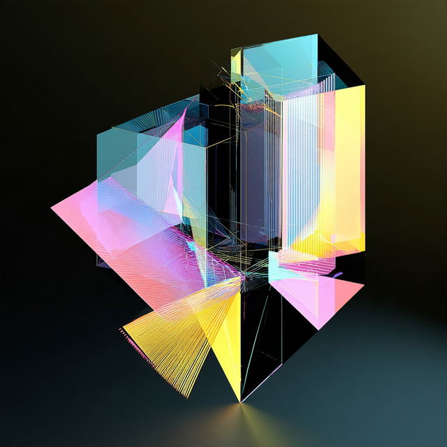 Chromotype style, Midjourney V8.2, render 2 of 4