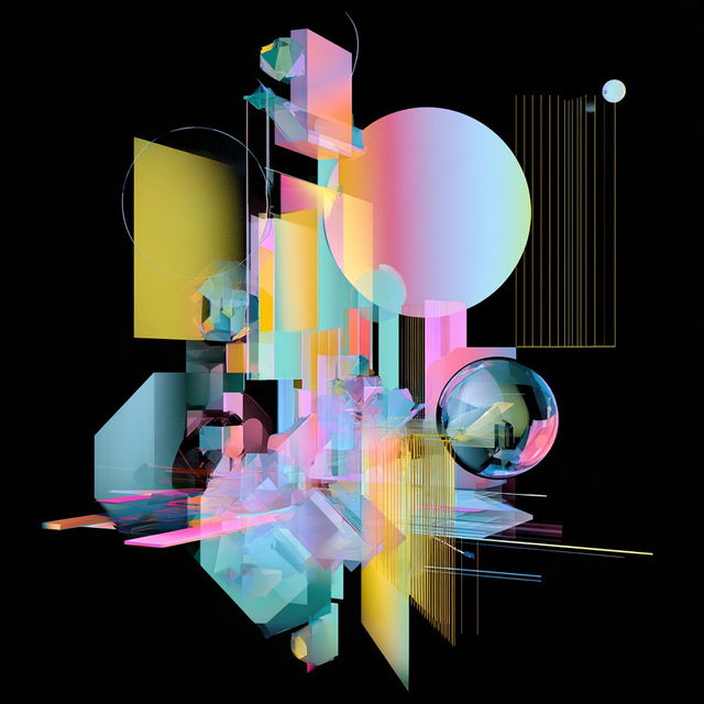 Chromotype style, Midjourney V8.2, render 4 of 4