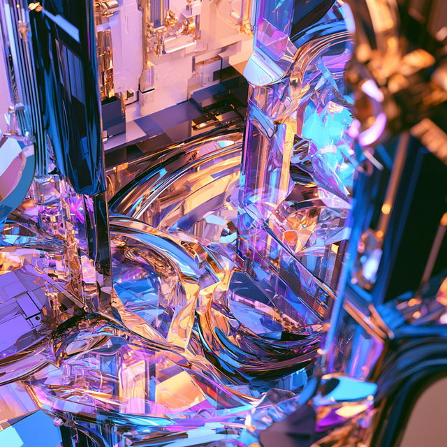 Ribbonscission style, Midjourney V8.2, render 2 of 4