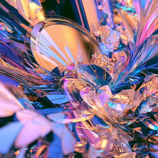 Ribbonscission style, Midjourney V8.2, render 3 of 4