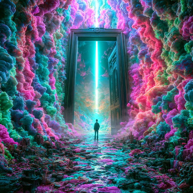 Vaporcrystalism style, Midjourney V8.2, render 3 of 4
