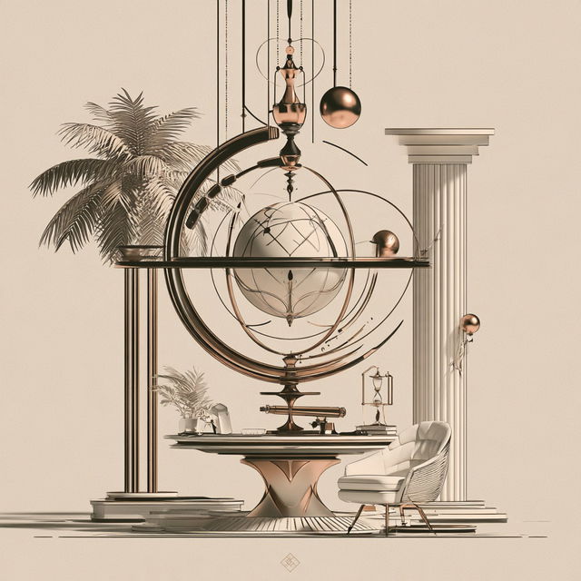Arcoscreen Ornament style, Midjourney V8.2, render 3 of 4