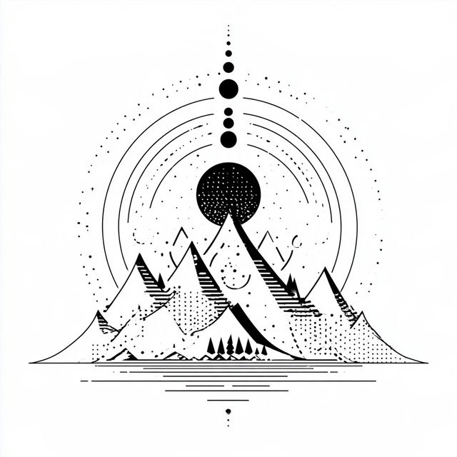 Peak Tessellation style, Midjourney V8.2, render 2 of 4