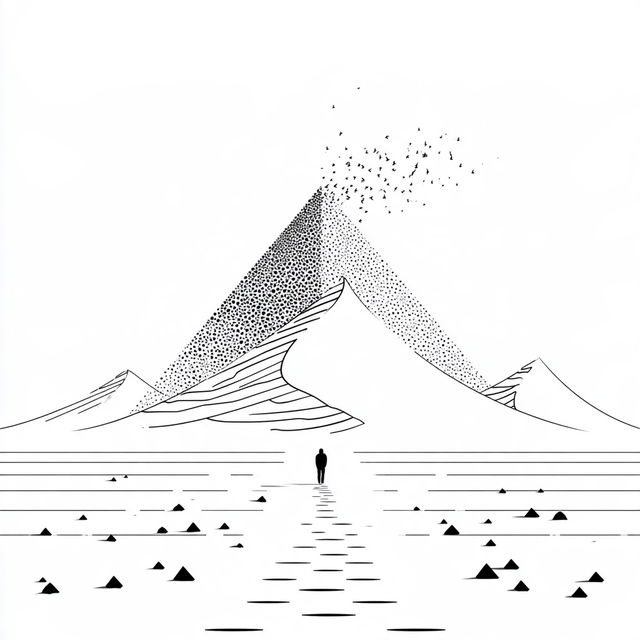 Peak Tessellation style, Midjourney V8.2, render 3 of 4