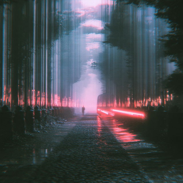 Scanline Occultation style, Midjourney V8.2, render 1 of 4