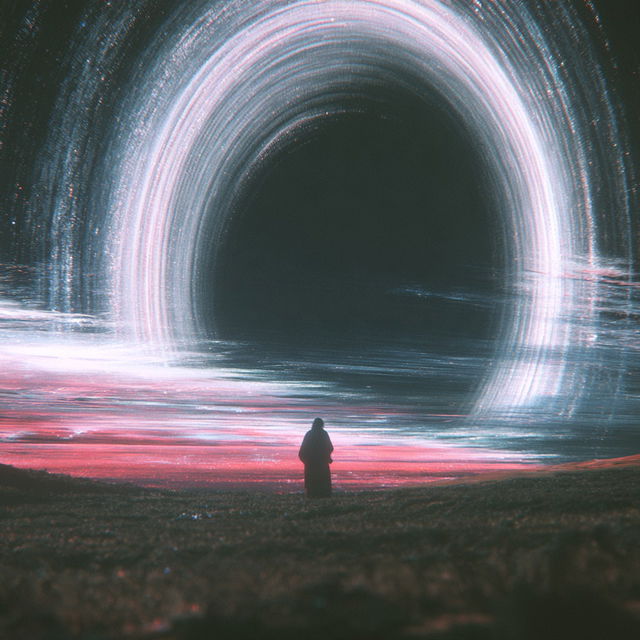 Scanline Occultation style, Midjourney V8.2, render 4 of 4