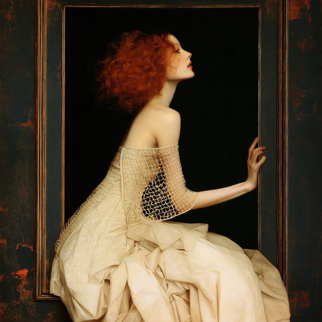 Raven Tempera Court style, Midjourney V8.2, render 2 of 4