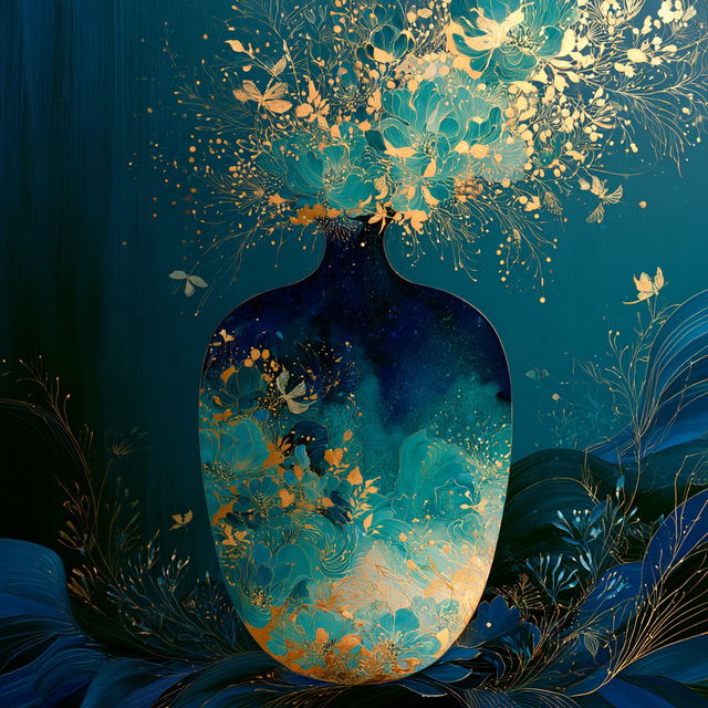 Marbleflora style, Midjourney V8.2, render 3 of 4