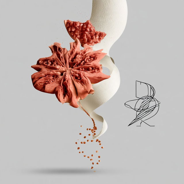 Patterned Object Surrealism style, Midjourney V8.2, render 2 of 4