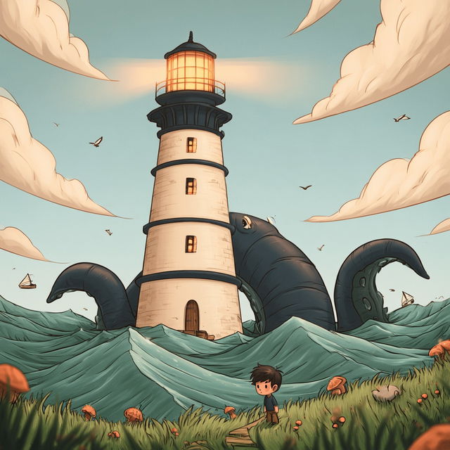 Skywhale Storyform style, Midjourney V8.2, render 4 of 4