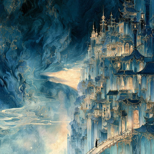Palacefluvia style, Midjourney V8.2, render 3 of 4