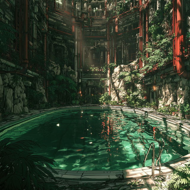 Inkforge Canopy style, Midjourney V8.2, render 3 of 4