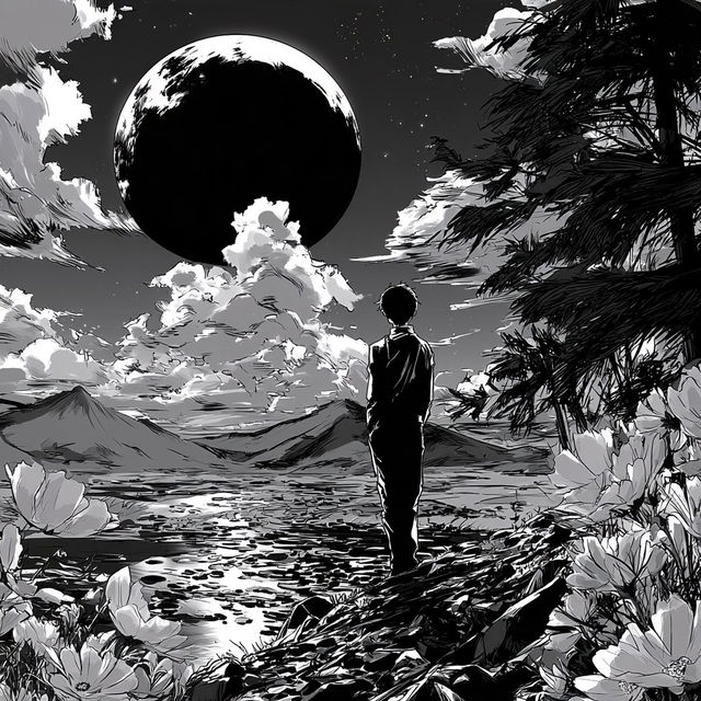 Blacksky Intaglio style, Midjourney V8.2, render 3 of 4
