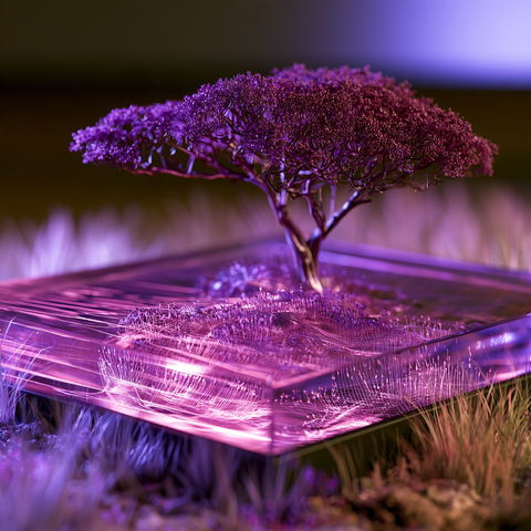 Microcosm Vaporium style (SREF codes), Midjourney V8.2