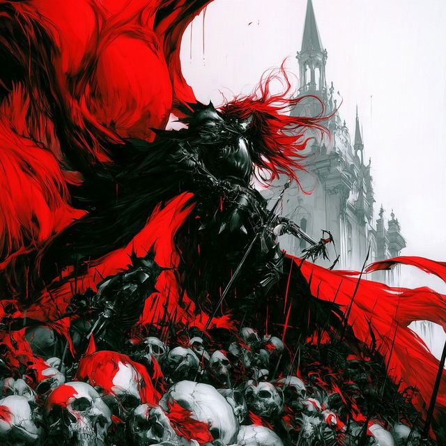 Gothicarnival style, Midjourney V8.2, render 4 of 4