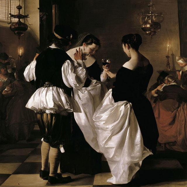 The Vagrant Mannerist School style, Midjourney V8.2, render 1 of 4