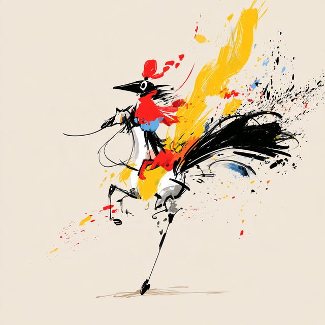 Inkplash Animism style, Midjourney V8.2, render 4 of 4