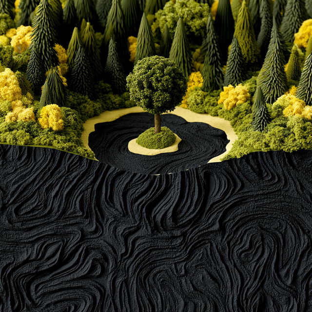 Rubblegarden style, Midjourney V8.2, render 4 of 4