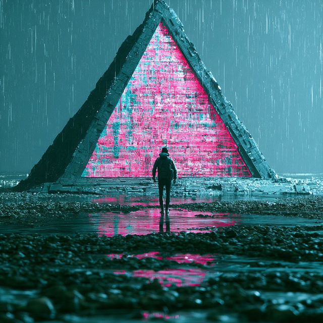 Stratacipher style, Midjourney V8.2, render 1 of 4