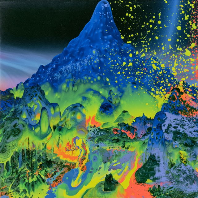 Fluoroglacialis style, Midjourney V8.2, render 1 of 4