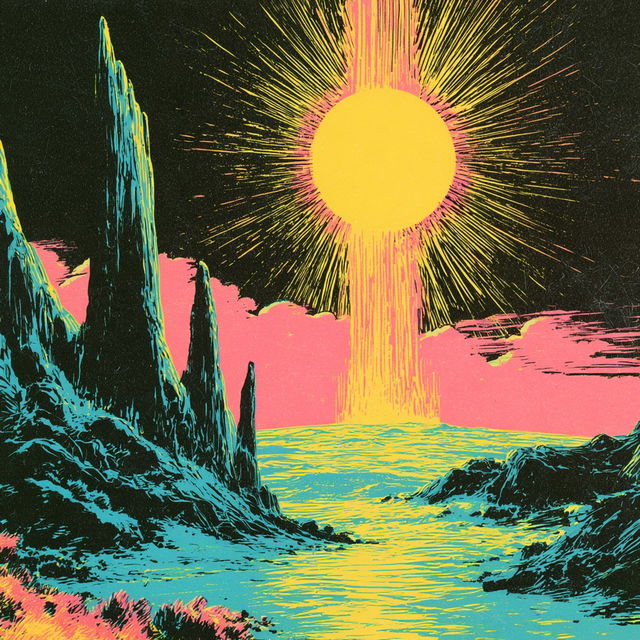 Sunsurge Jive style, Midjourney V8.2, render 4 of 4