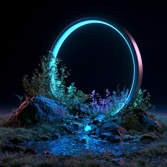 Portal Fibers style, Midjourney V8.2, render 2 of 4