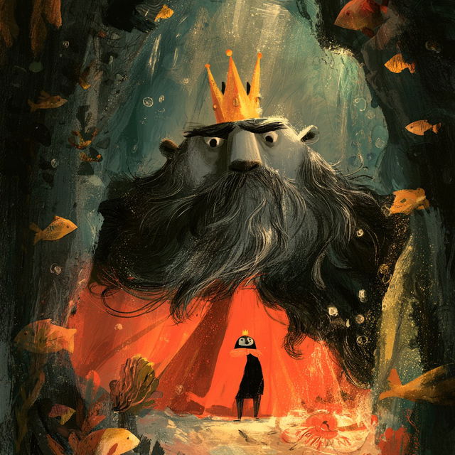 Orange Trapdoor Theatre style, Midjourney V8.2, render 4 of 4