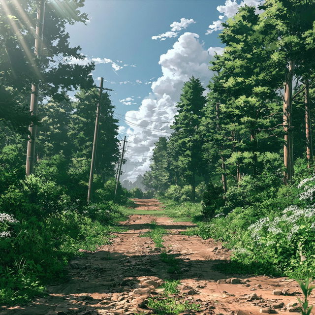 Woodland Cinemanga style, Midjourney V8.2, render 2 of 4