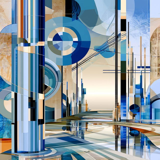 Architexture style, Midjourney V8.2, render 2 of 4