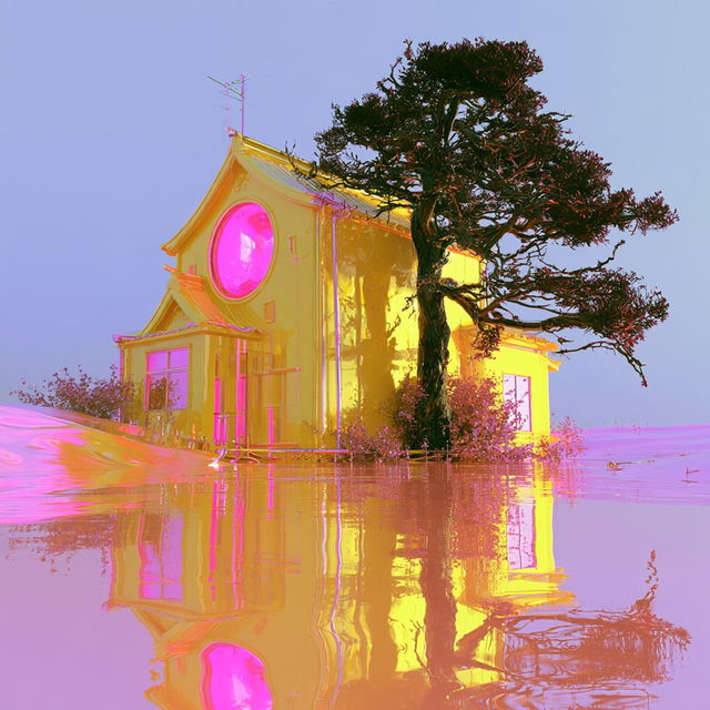 Lavender Toner Works style, Midjourney V8.2, render 2 of 4