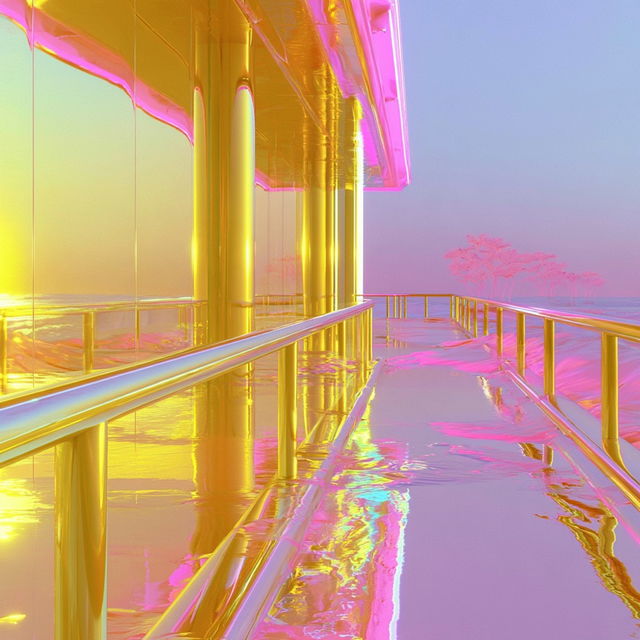 Lavender Toner Works style, Midjourney V8.2, render 3 of 4