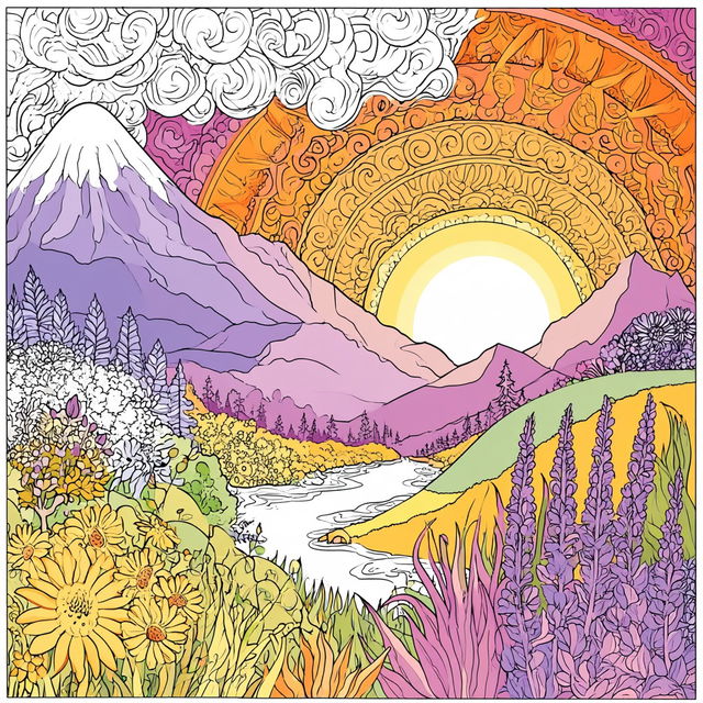 Chroma Curl Lithography style, Midjourney V8.2, render 4 of 4