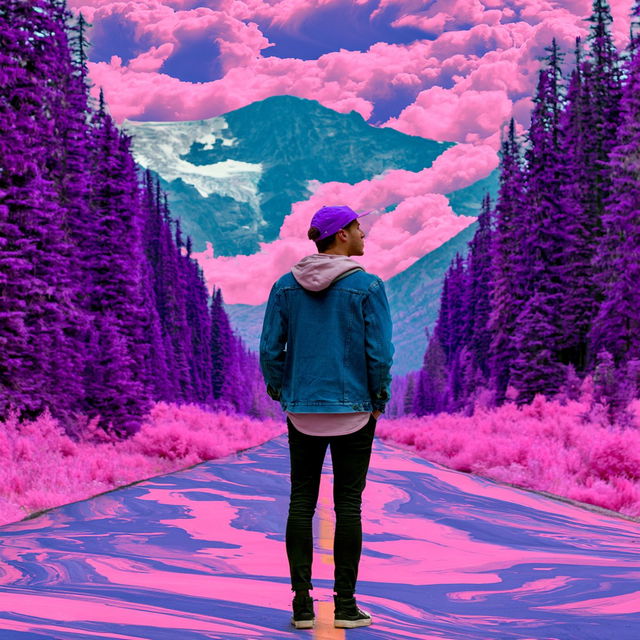 Chromalpine style, Midjourney V8.2, render 4 of 4