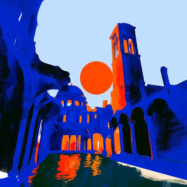 Archiburin style, Midjourney V8.2, render 4 of 4