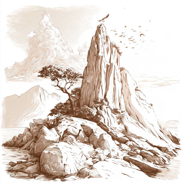 Peakimpression style, Midjourney V8.2, render 4 of 4