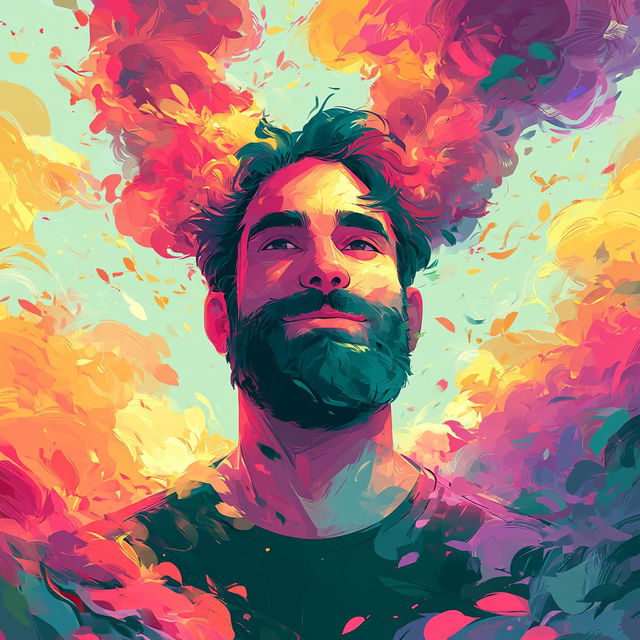 Swirlgouache style, Midjourney V8.2, render 2 of 4