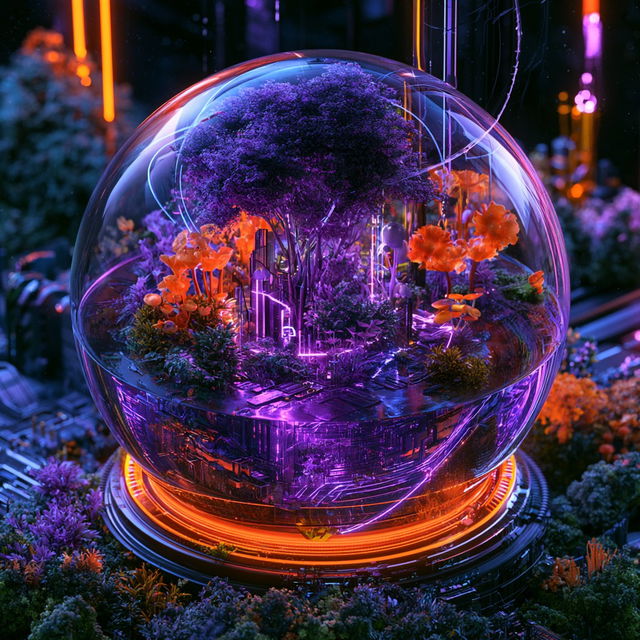 Seriglow style, Midjourney V8.2, render 3 of 4