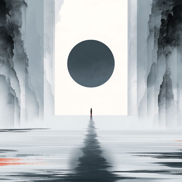 Inkmonolithism style, Midjourney V8.2, render 2 of 4