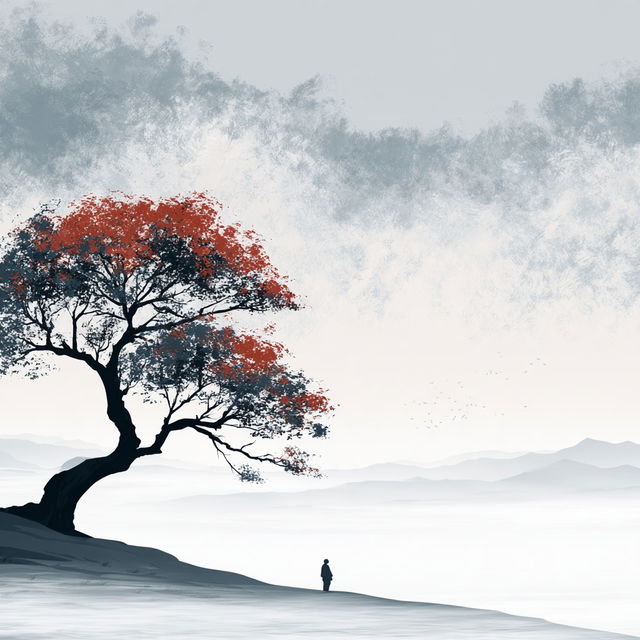 Inkmonolithism style, Midjourney V8.2, render 4 of 4