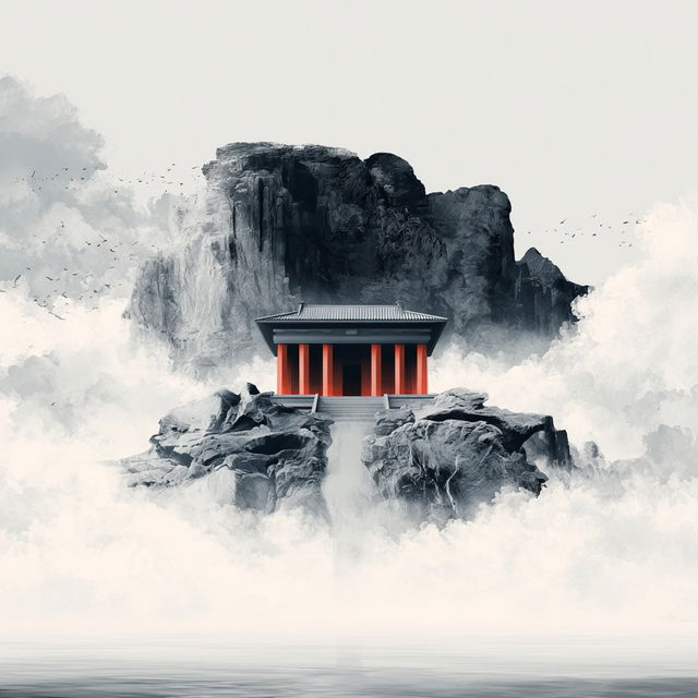 Inkmonolithism style, Midjourney V8.2, render 3 of 4